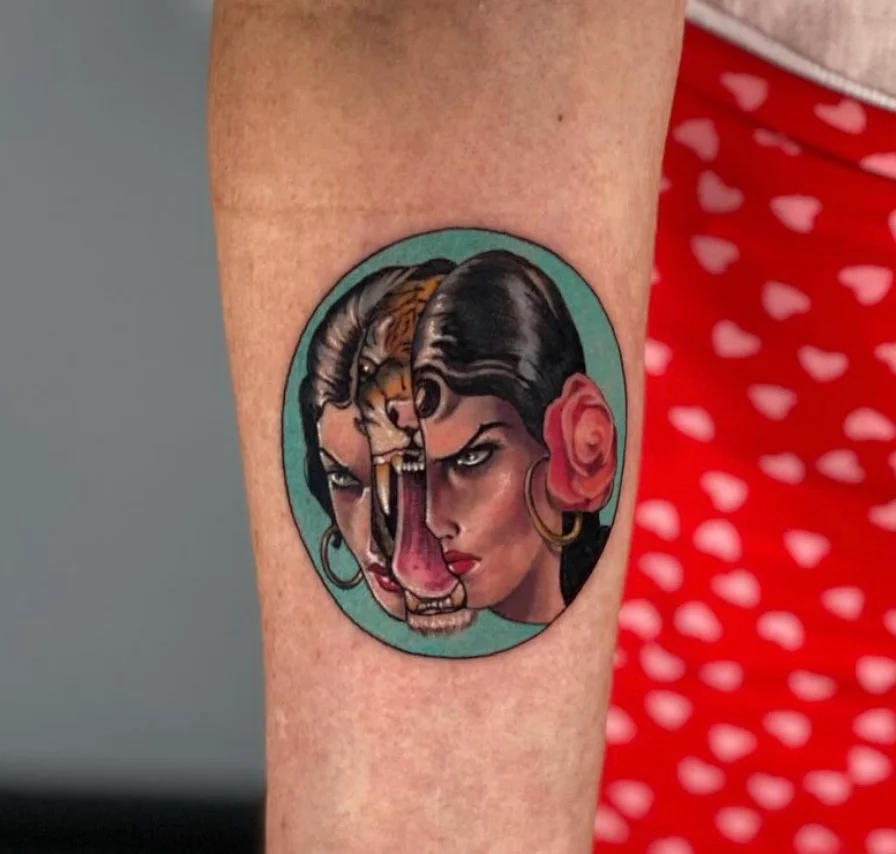 Custom artistic tattoo design with creative composition and technique by Karlo at Omnia Tattoo Melbourne