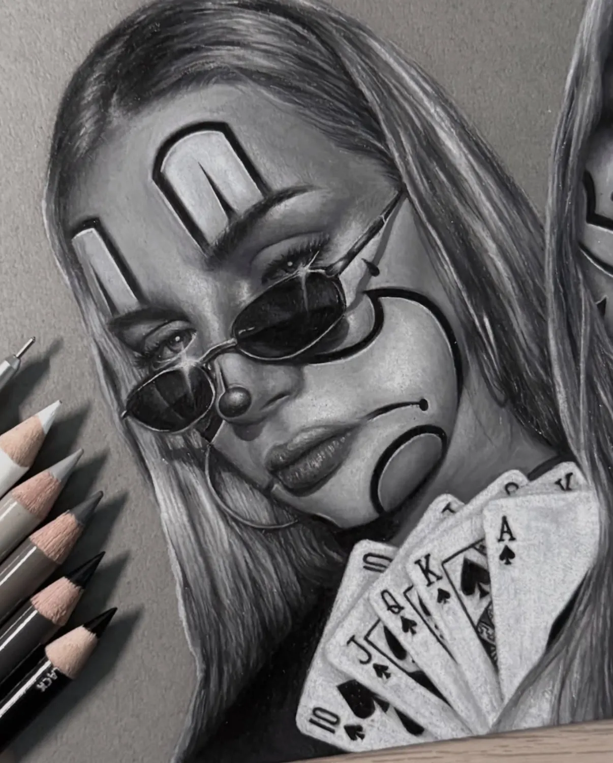 Movie character portrait tattoo with exceptional likeness and detail