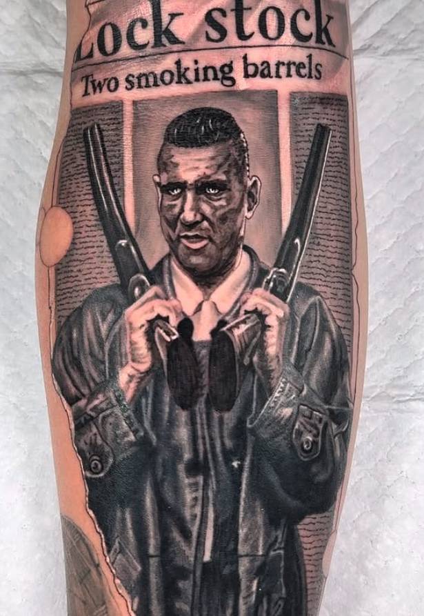 Mike Pope tattoo artwork
