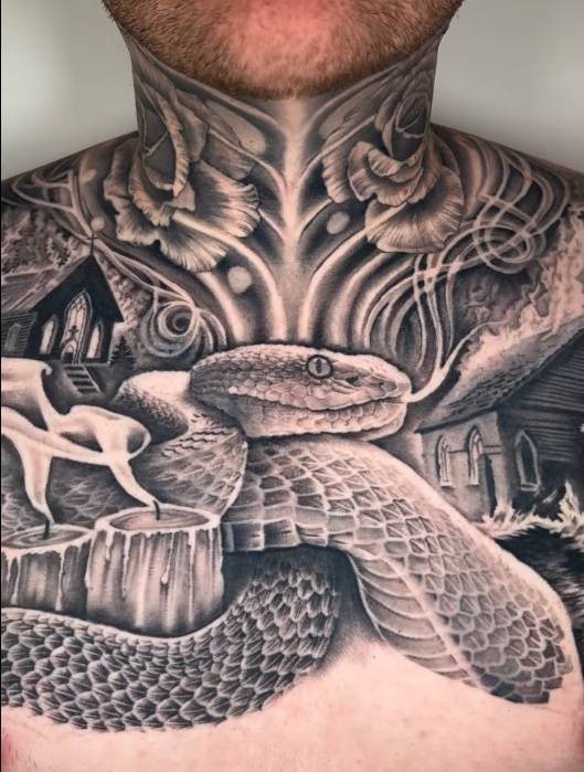 Mike Pope tattoo artwork